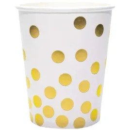 kubeczki-papierowe-zlote-groszki-biale-kraszek-260-ml-6-szt