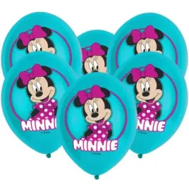 balony-minnie-mouse-turkusowy-amscan-11-6-szt