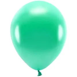 balony-ekologiczne-zielony-metalik-partydeco-10-10-szt
