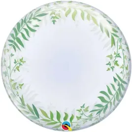 balon-foliowy-bubble-liscie-qualatex-24-orb
