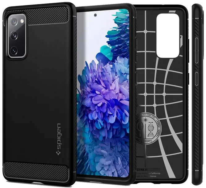 plecki-spigen-do-samsung-galaxy-s20-fe-czarny-zalaczone-wyposazenie-szmatka-do-czyszczenia
