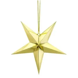 dekoracja-gwiazda-3d-papierowa-partydeco-zlota-30cm