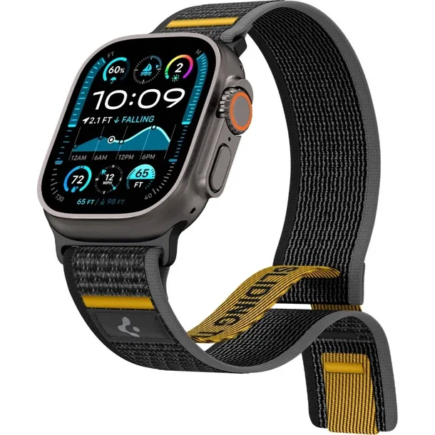 pasek-spigen-do-apple-25mm-czarny-material-tkanina