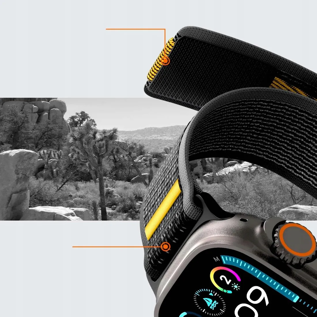 pasek-spigen-do-apple-25mm-czarny