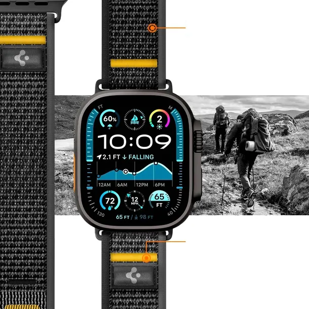 pasek-spigen-do-apple-25mm-czarny-kolor-czarny-material-tkanina