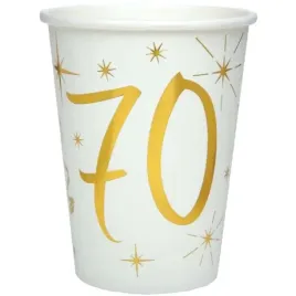 kubeczki-papierowe-70-urodziny-gold-santex-250-ml-10-szt