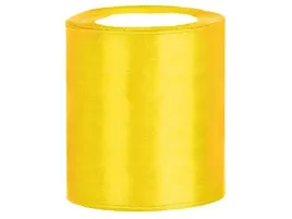 tasiemka-satynowa-classic-zolty-partydeco-100-mm-25-m