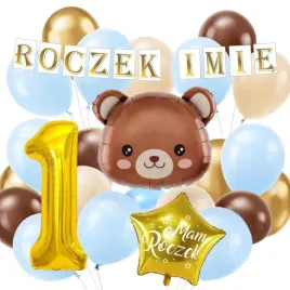 zestaw-roczek-mis-imie-baner-balony-pierwsze-urodziny-misio-balon-1-misio