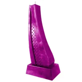 swieca-zagiel-rozowy-metalik-candellana-23-x-8-cm