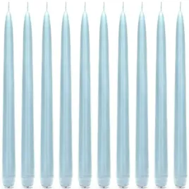 swieca-stozkowa-classic-pastel-blekitna-240-mm-10-szt