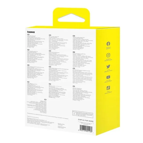ladowarka-sieciowa-baseus-cube-c-u-30w-eu-cluster-black-kolor-czarny