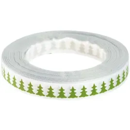 tasiemka-satynowa-swiateczna-zielone-choinki-biala-brewis-12-mm