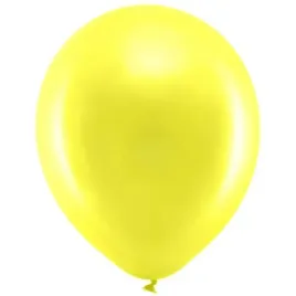 balony-rainbow-metalizowane-zolte-partydeco-11-100-szt