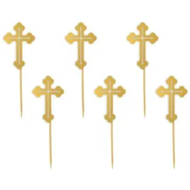 pikery-krzyz-zlote-9-cm-6-szt