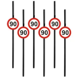 slomki-90-traffic-birthday-21-cm-6-szt