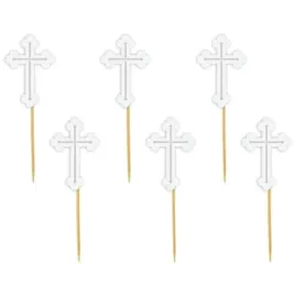 pikery-krzyz-biale-9-cm-6-szt