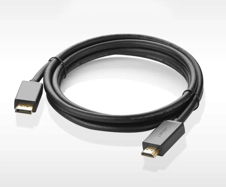 kabel-displayport-hdmi-ugreen-dp101-fullhd-3m-waga-z-opakowaniem-0-03-kg-marka-ugreen
