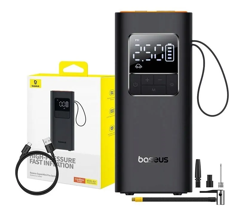pompka-kompresor-samochodowy-baseus-supermini-pro-4000mah-50w-czarna-waga-z-opakowaniem-0-568-kg