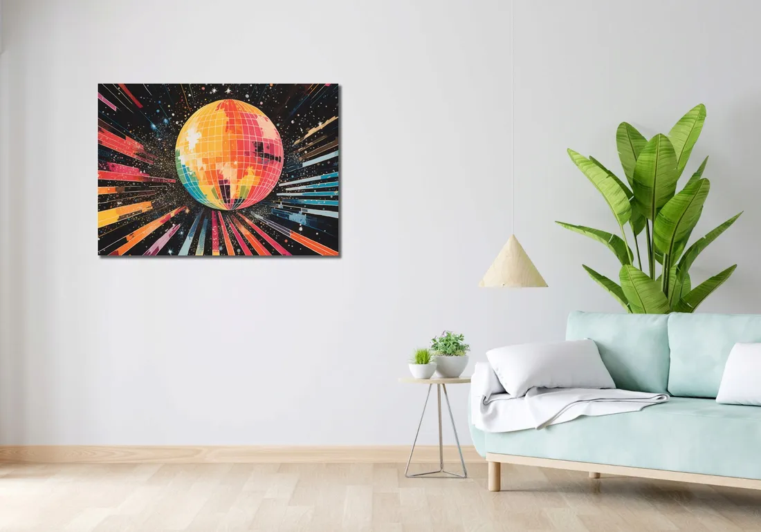 obraz-100x70cm-disco-gra