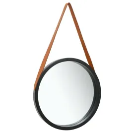 lustro-wiszace-retro-drewno-paulowni-sztuczna-skora-50-cm-czarno-bra