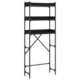 regal-nad-pralke-3-poziomowy-czarny-67-x-25-x-163-cm