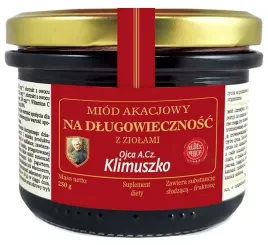 klimuszko-miod-akacjowy-na-dlugowiecznosc-z-ziolami-aronia-glog-zurawina