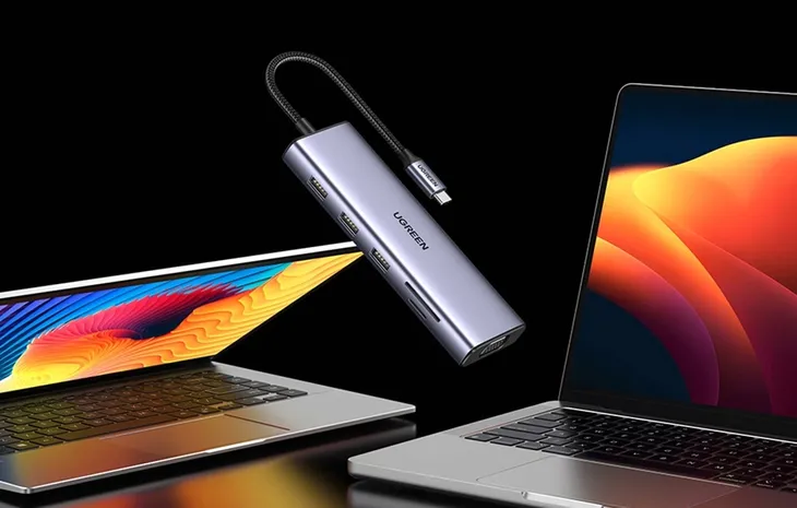 hub-usb-ugreen-15601-10-portow-typ-portow-usb-c