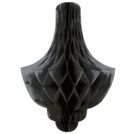 dekoracja-honeycomb-kropla-czarna-unique-35-cm