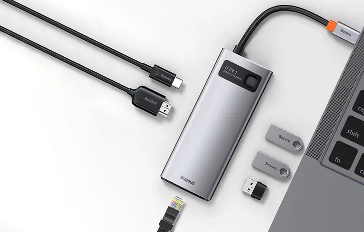 hub-6w1-baseus-usb-c-do-3x-usb-hdmi-pd-rj45-apple-typ-portow-usb-type-a