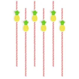 slomki-ananas-rozowe-kropki-197-cm-6-szt