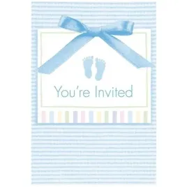 zaproszenia-z-koperta-youre-invited-stopki-blekitny-amscan-8-szt