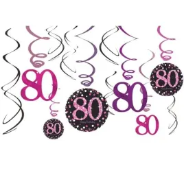 swiderki-wiszace-urodziny-80-pink-celebration-amscan-12-szt