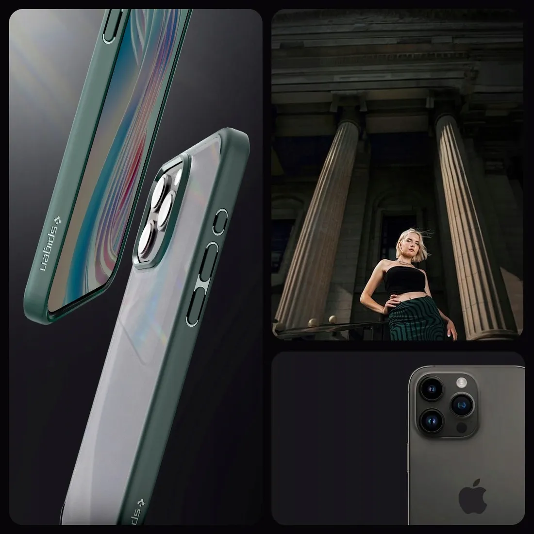 plecki-spigen-do-apple-iphone-15-pro-zielony