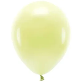 balony-ekologiczne-zolte-jasne-partydeco-12-100-szt