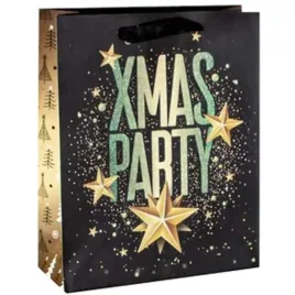 torebka-prezentowa-xmas-party-czarna-partypal-32x42x12-cm
