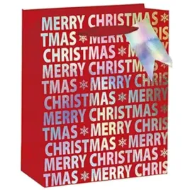 torebka-prezentowa-xmas-napisy-czerwona-partypal-32x42x12-cm