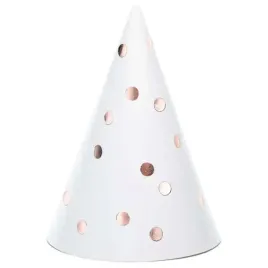 czapeczki-kropki-biale-partydeco-6szt