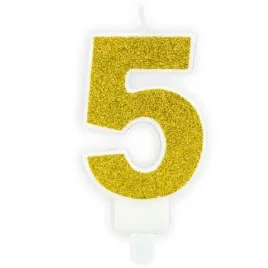swieczka-na-tort-cyfra-5-zlota-brokatowa-partydeco-7-cm