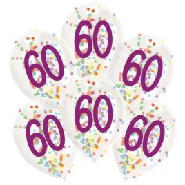 balony-60-urodziny-z-konfetti-transparentne-amscan-11-6-szt