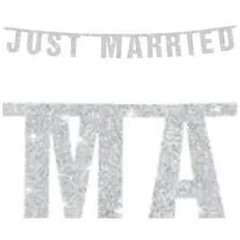 baner-just-married-srebrny-partydeco-16-x-170-cm
