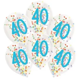 balony-40-urodziny-z-konfetti-transparentne-amscan-11-6-szt