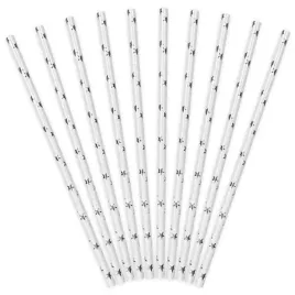 slomki-papierowe-w-gwiazdki-biale-srebrne-partydeco-195-cm-10-szt