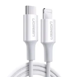 kabel-ugreen-usb-typ-c-apple-lightning-1-m-bialy