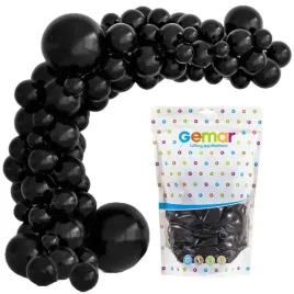 balony-pastel-czarny-gemar-5-100-szt