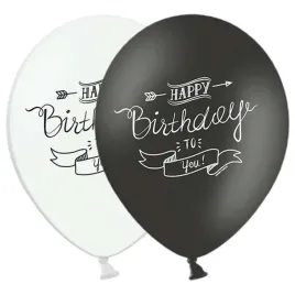 balony-14-happy-birthday-to-you-strong-black-white-mix-50-szt