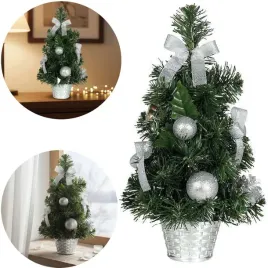 choinka-classic-mini-ozdobiona-srebrna-guirca-40-cm