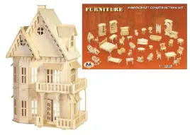 puzzle-3d-drewniane-domek-dla-lalek-zestaw-34-mebelki