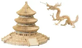 puzzle-3d-drewniane-zestaw-swiatynia-i-smok