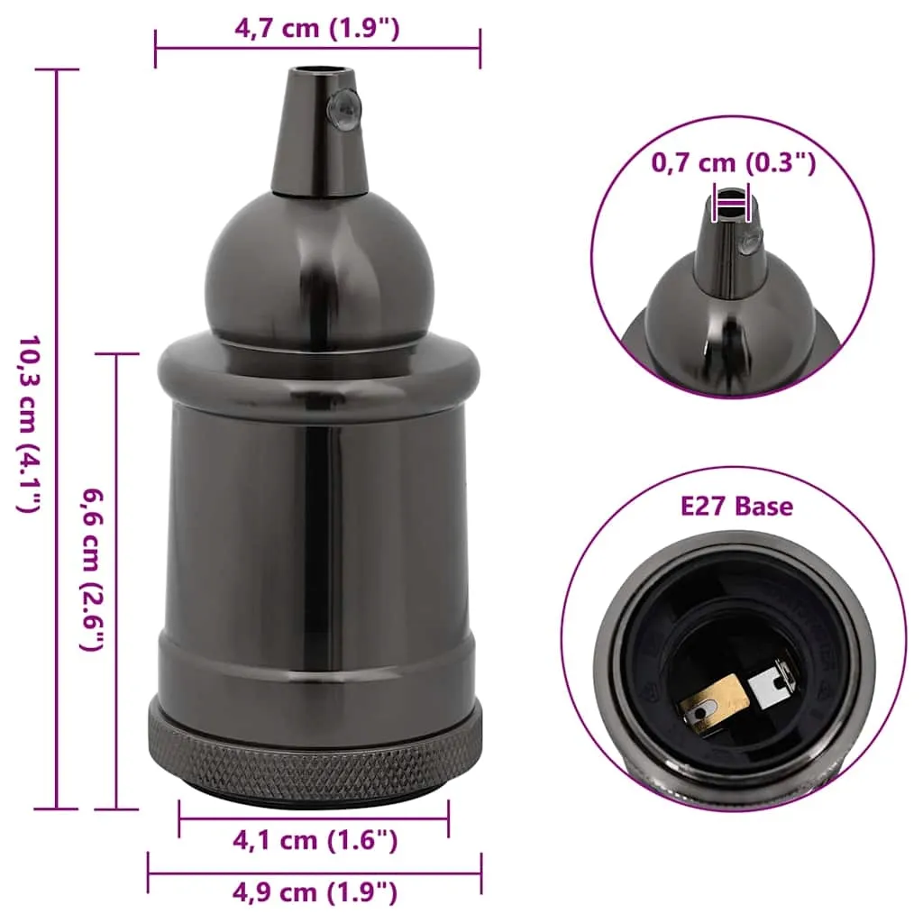 oprawki-do-lamp-2-szt-blyszczace-czarne-e27