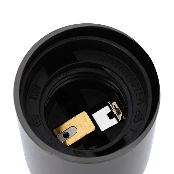 oprawki-do-lamp-2-szt-blyszczace-czarne-e27-marka-vidaxl
